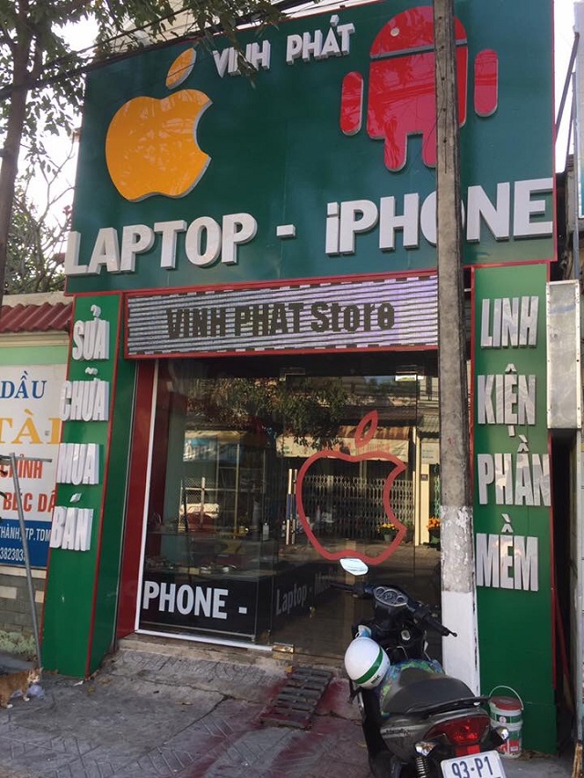 cửa hàng sửa chữa điện thoại iphone Bình Dương